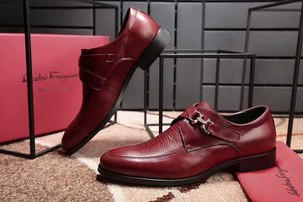 Salvatore Ferragamo Business Men Shoes--095